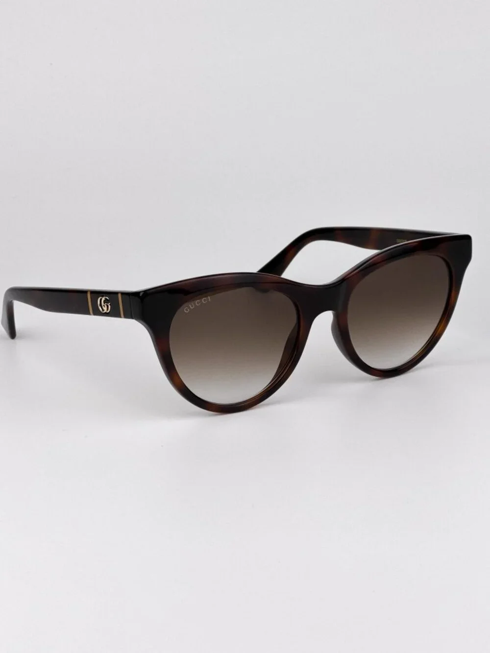 GUCCI GG0763S 002 HAVANA CAT EYE SUNGLASSES